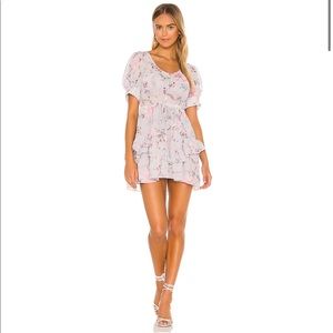Tularosa Lydia Dress in Lilac Floral